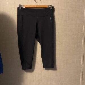 Reebok Black Athletic Capris